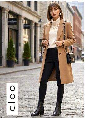 (3 for $30) CLEO - Black pull on full length leggings